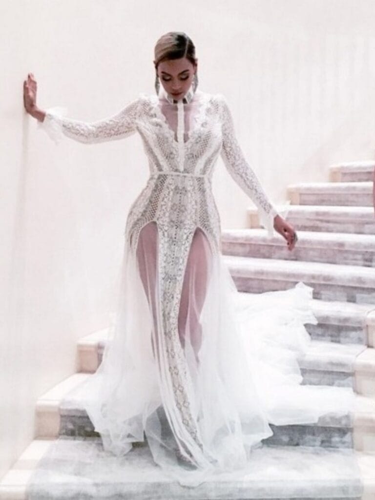 beyonce wedding dress