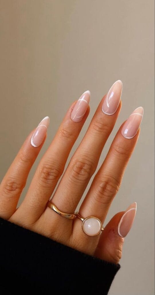 Minimalist Chic nail art