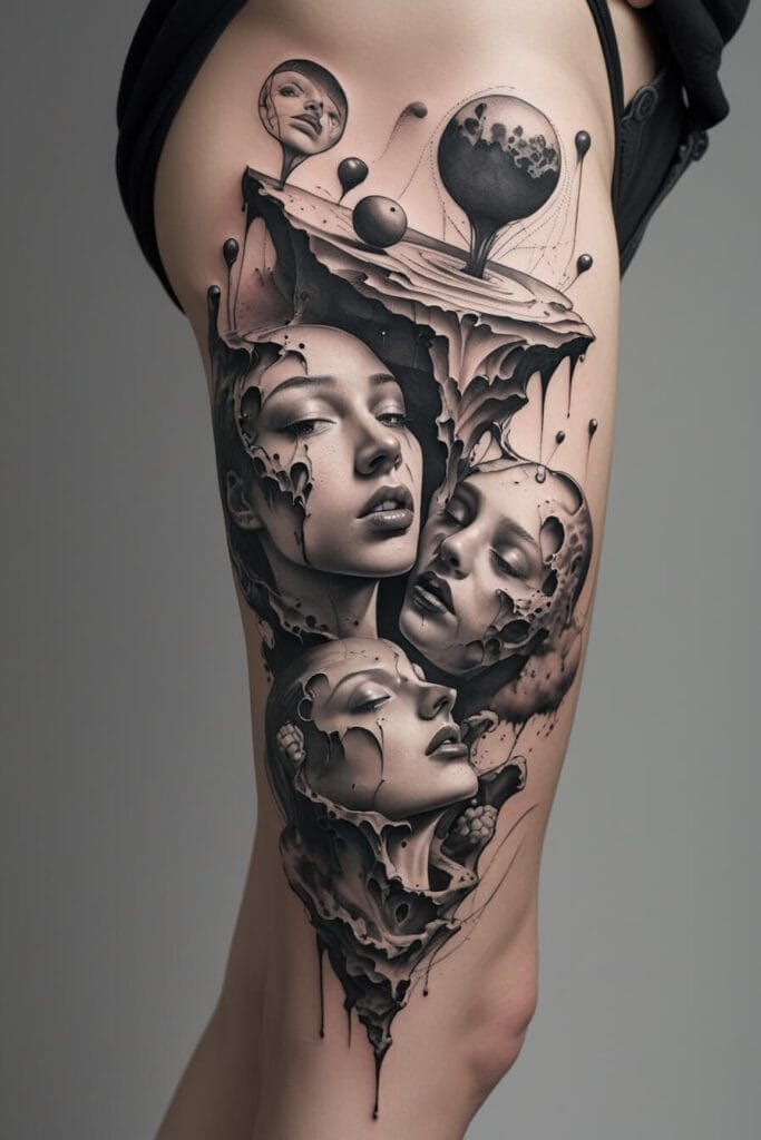 Surrealist Storytelling tatto