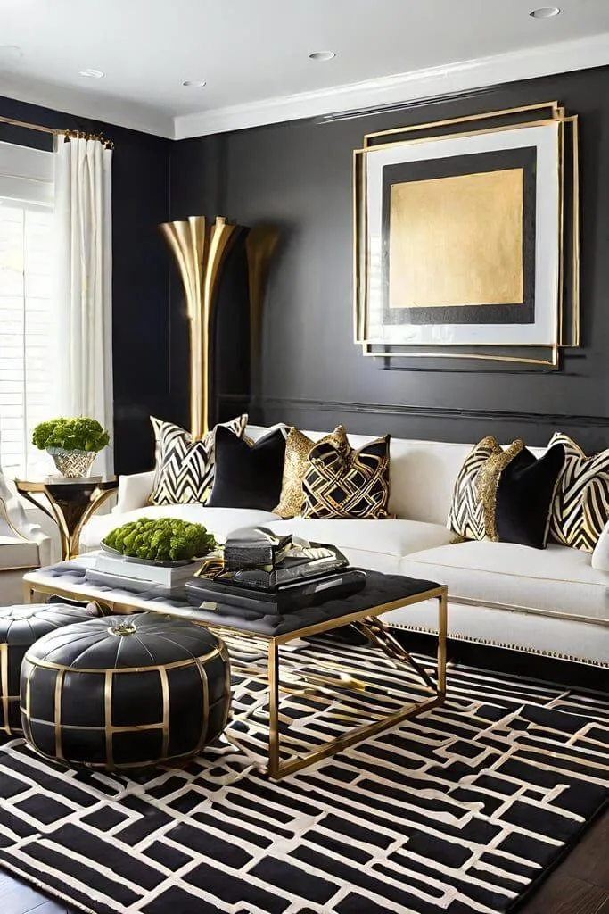 Metallic Accents for an Opulent Touch