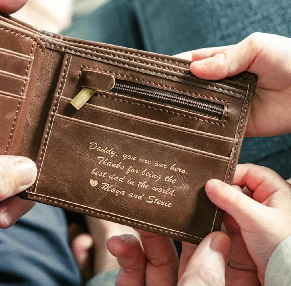 Personalized Leather Wallet