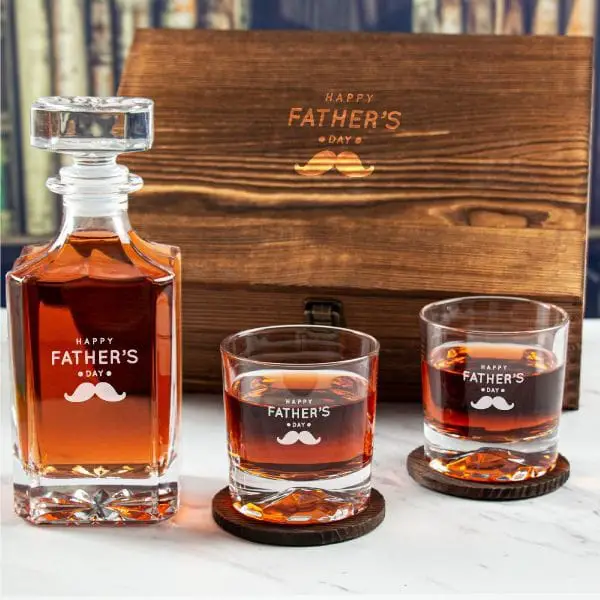 Personalized Whiskey Decanter Set