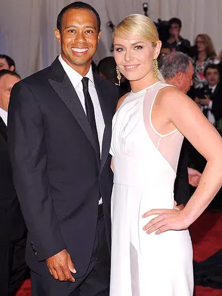 Tiger Woods and Lindsey Vonn